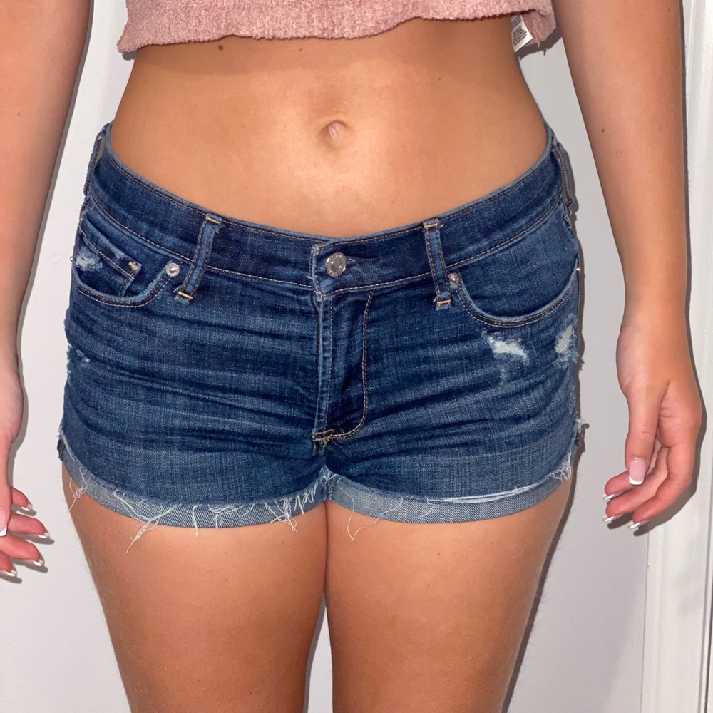 Denim shorts
